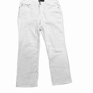 Bandolinoblu White Jeans Arianna Bootcut size 14 short